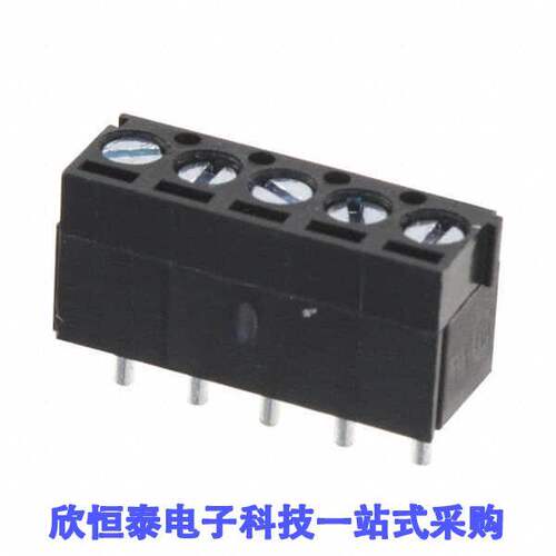 OSTTE050104连接器 《 TERM BLK 5POS SIDE ENT 3.5MM PCB    》