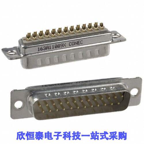 163A11089X连接器 《 CONN D-SUB PLUG 25P SLDR CUP    》