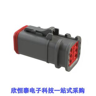 CONN OMGRY连接器 HSG 6POS PLUG AT06