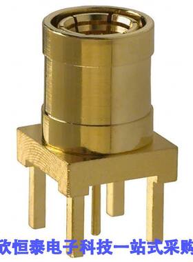 142134-75连接器 《 CONN MINI SMB PLUG STR 75OHM PCB    》