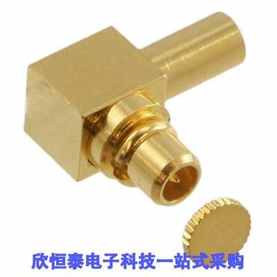 908-43600连接器 《 CONN MMCX PLUG R/A 50 OHM SOLDER    》