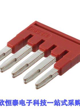 3030145连接器 《 JUMPER TERM BLK 5POS FLAT PIN    》