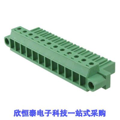 1827583连接器 《 TERM BLO【 PLUG 12POS STR 7.62MM    》