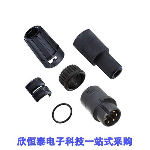 6282-5PG-513连接器 《 CONN PLUG MALE 5P GOLD SLDR CUP    》