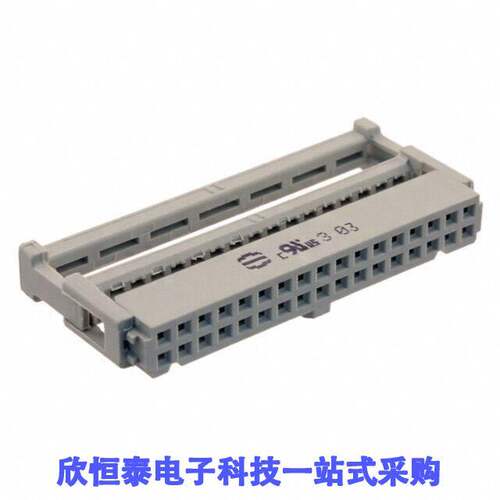 09185347813连接器 《 CONN RCPT 34POS IDC 26-28AWG    》