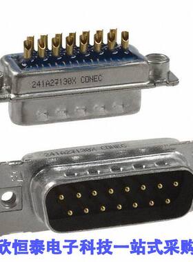 241A27130X连接器 《 CONN D-SUB PLUG 15P SLDR CUP    》
