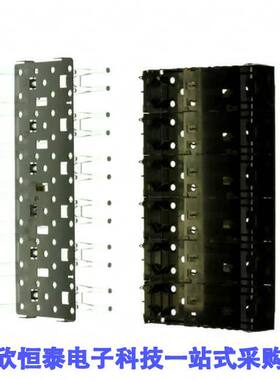 2007250-1连接器 《 CONN SFP+ CAGE 1X6 PRESS-FIT R/A    》
