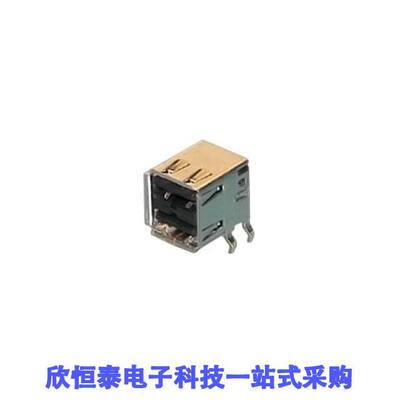 5787617-2连接器 《 CONN RCPT USB2.0 TYPEA STA【 R/A    》