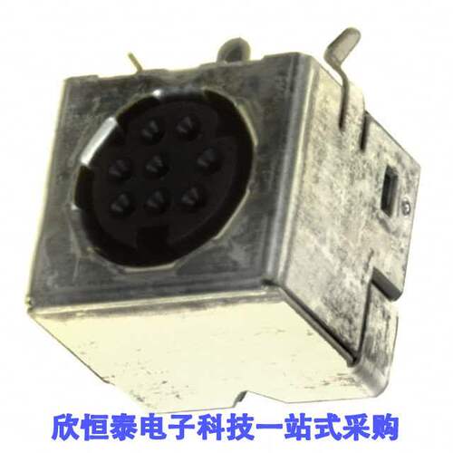 1658998-1连接器 《 CONN RCPT FMALE MINI DIN 8P SLDR    》