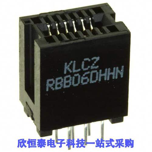 RBB06DHHN连接器 《 CONN EDGE DUAL FMALE 12POS 0.050    》