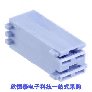 RCPT HOUSING 0.25 521204 BLUE CONN 2POS 1连接器