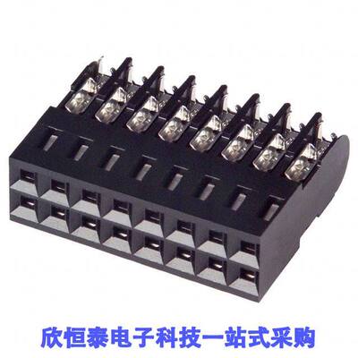 5-102398-6连接器 《 CONN RCPT 16P IDC 22-26AWG GOLD    》