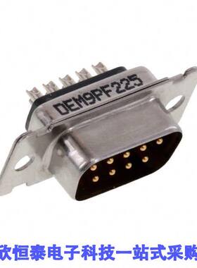 DEM9PF225连接器 《 CONN D-SUB PLUG 9POS PNL MNT    》