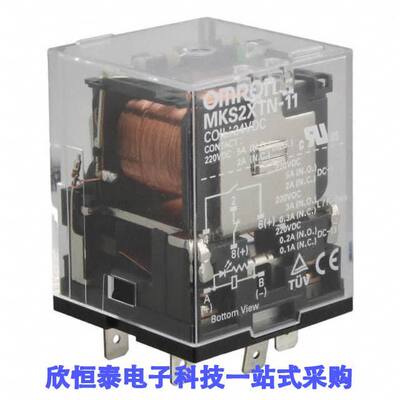 MKS2XTN-11 DC24继电器 《 RELAY GEN PURPOSE DPST 5A 24V    》