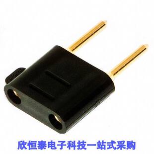 BU-P3452连接器 《 CONN DBL TIP PLUG STA【 SLDR BLK    》