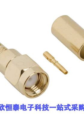 132113RP-10连接器 《 SMA STRAIGHT CRIMP PLUG REVERSE    》