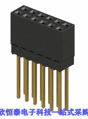 ESQ-106-14-G-D连接器 《 CONN SO【ET 12POS 0.1 GOLD PCB    》