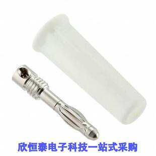 BANANA CONN PLUG SLDRLESS CT2011 WHITE 9连接器