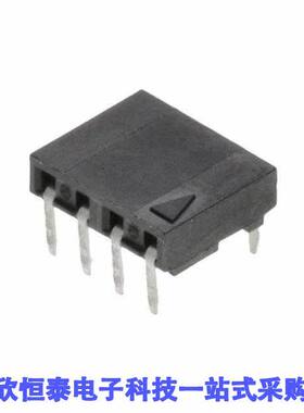 0901481204连接器 《 CONN RCPT 4POS 0.1 GOLD PCB R/A    》