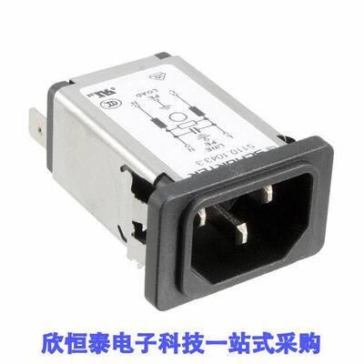 5110.1043.3连接器 《 PWR ENT RCPT IEC320-C14 PANEL QC    》