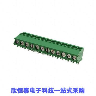 1-284414-2连接器 《 TERM BLK 12POS TOP ENT 3.5MM PCB    》