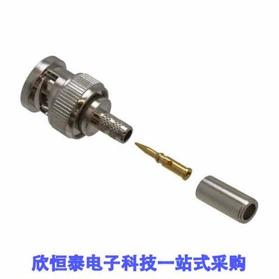 112124连接器 《 CONN BNC PLUG STR 50 OHM CRIMP    》