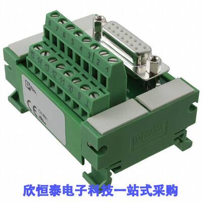 2962735连接器 《 INTERFACE MOD DSUB FMALE 15POS    》