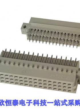 650868-4连接器 《 CONN DIN RCPT 48POS PCB RA GOLD    》