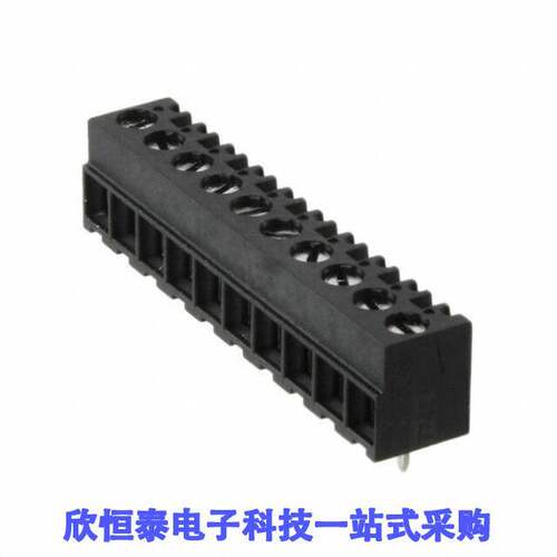 1-1776113-0连接器 《 TERM BLK 10P SIDE ENT 3.81MM PCB    》