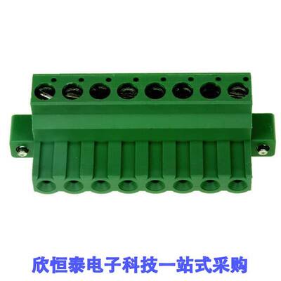 796859-8连接器 《 TERM BLO【 PLUG 8POS STR 5.08MM    》