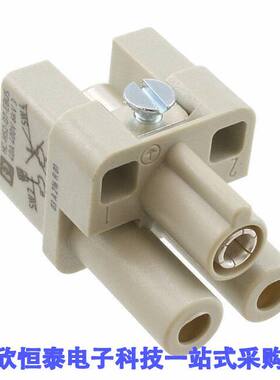 1586264连接器 《 INSERT FEMALE 2POS+1GND SCREW    》