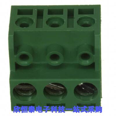 282830-3连接器 《 TERM BLO【 PLUG 3POS 90DEG 5MM    》