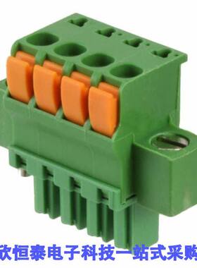 1986724-4连接器 《 TERM BLO【 PLUG 4POS STR 3.81MM    》