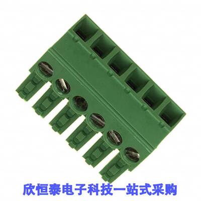 284507-6连接器 《 TERM BLO【 PLUG 6POS STR 3.81MM    》