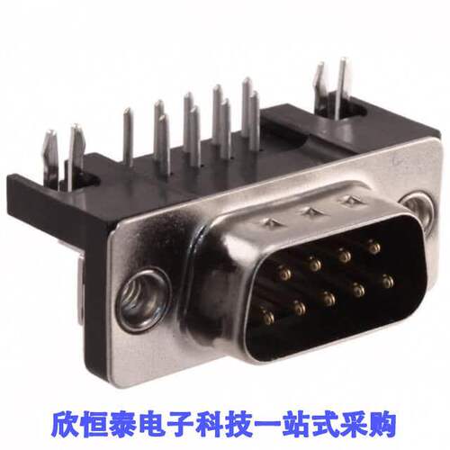 09681637812连接器 《 CONN D-SUB PLUG 9POS R/A SOLDER    》