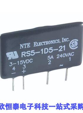 RS5-1D5-21继电器 《 SSR-5A 240VAC SPST-NO    》
