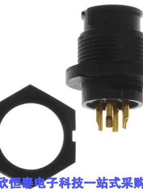 EN3P4FX连接器 《 CONN RCPT FMALE 4P GOLD SLDR CUP    》