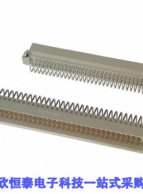 5536416-5连接器 《 CONN DIN PLUG 96POS PCB RA GOLD    》