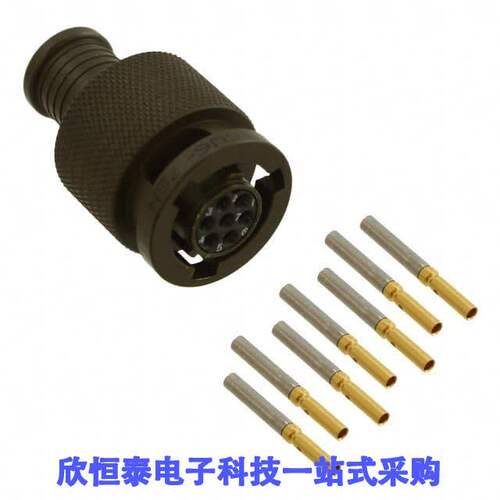 MKJ3A6W6-7SN连接器 《 CONN PLUG FMALE 7POS GOLD CRIMP    》