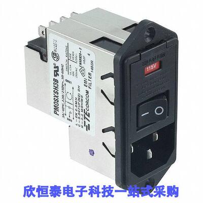 4-6609940-8连接器 《 PWR ENT MOD RCPT IEC320-C14 PNL    》