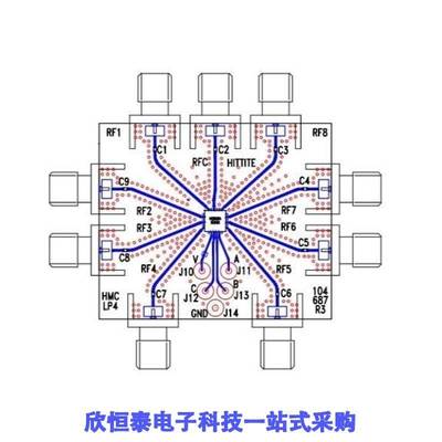 EV1HMC253ALC4/EV1HMC253AQS24/EV1HMC260ALC3B