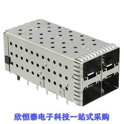 1-2007637-8连接器 《 CONN SFP+ RCPT W/CAGE 2X2 80P RA    》