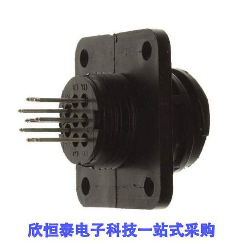208657-1连接器 《 CONN RCPT FMALE 8POS GOLD SOLDER    》