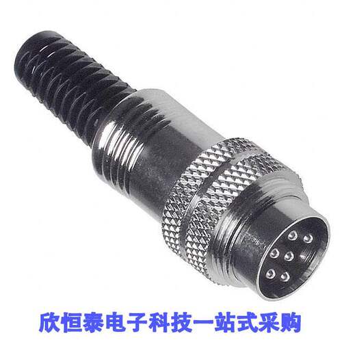 SD-60LP连接器 《 CONN PLUG MALE DIN 6P SOLDER    》
