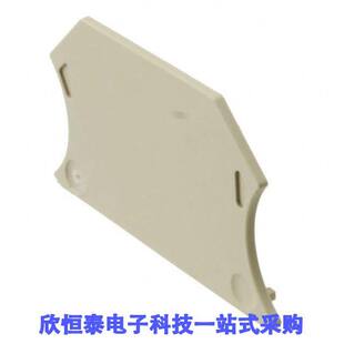1050000000连接器 《 CONN TERM BLK END PLATE RAIL BG    》