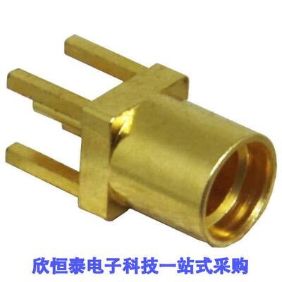 CONMMCX001连接器 《 CONN MMCX RCPT STR 50 OHM PCB    》