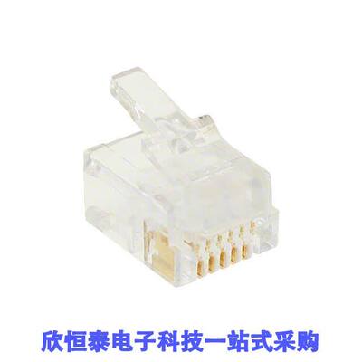 32-5996UL连接器 《 CONN MOD PLUG 6P6C UNSHIELDED    》