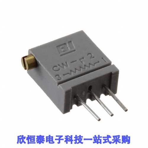 67XR100LF电位计 《 TRIMMER 100 OHM 0.5W PC PIN SIDE    》