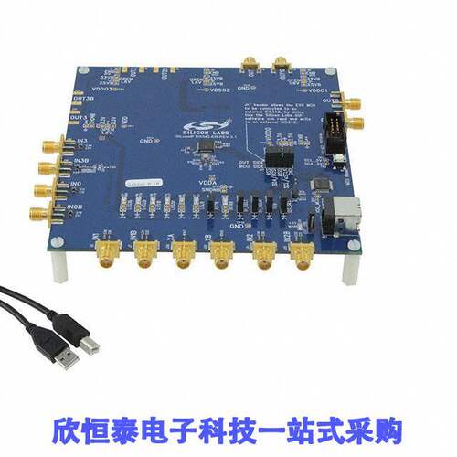 SI5342-D-EVB开发板 《 SI5342 EVALUATION BOARD FOR 1-PL    》