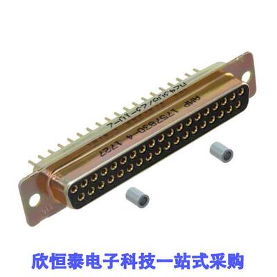 1757828-4连接器 《 CONN D-SUB RCPT 37POS VERT SLDR    》